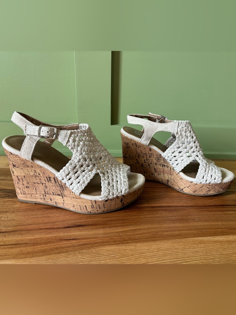 SO taffy wedge sandals beach boho